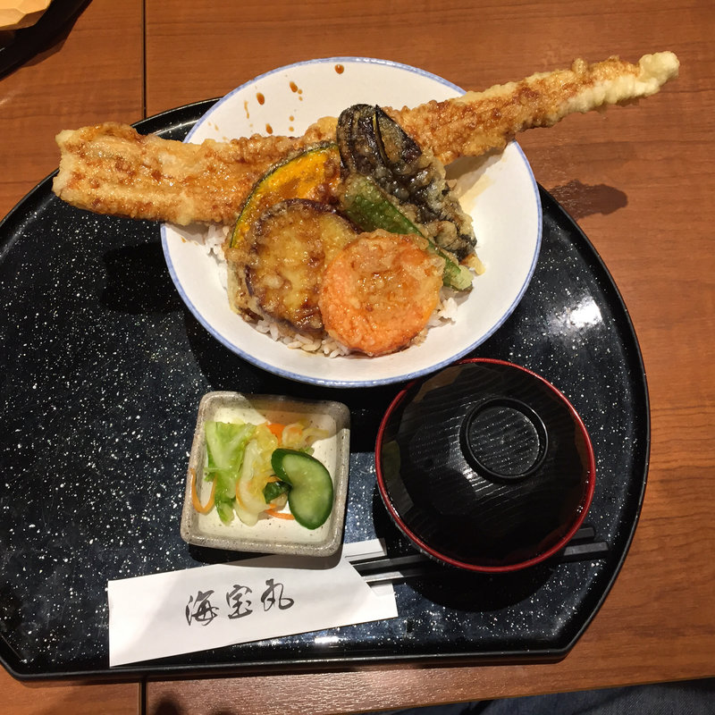 大穴子天重(海宝丸 イオンモールつくば店 )