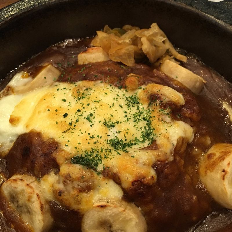 焼きバナナカレー(伽哩本舗)