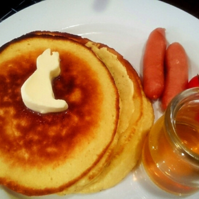 黒ねこが大好きなホットケーキ  (Baby King Kitchen)