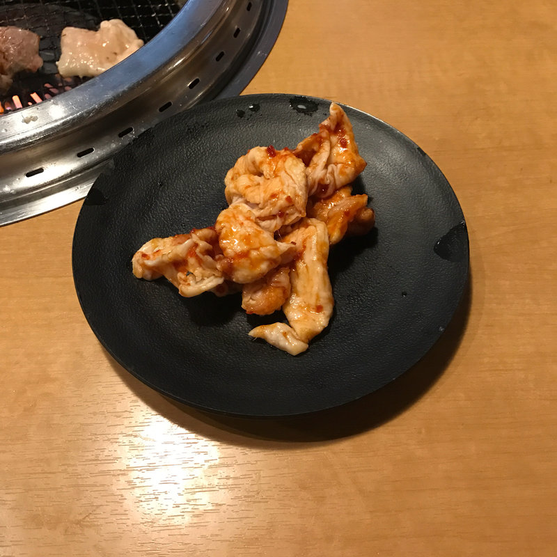 鶏皮焼【辛味噌】(焼肉きんぐ 鹿児島宇宿店 )