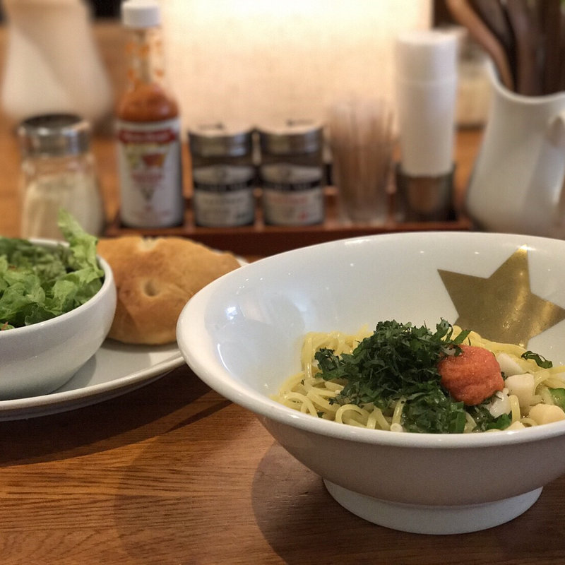 明太子の和風パスタ(金星パスタ くずはモール店)