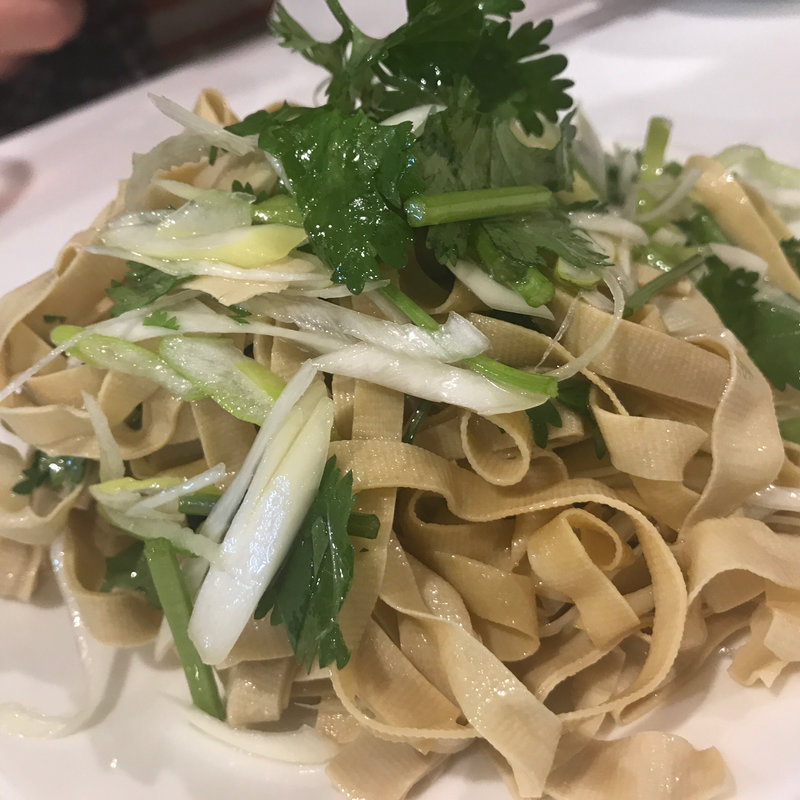 干し豆腐の冷菜