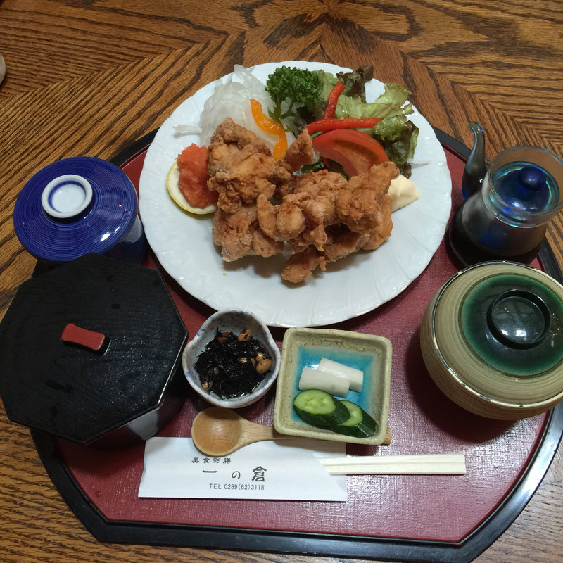ポン酢から揚げ定食(美食彩膳 一の倉)