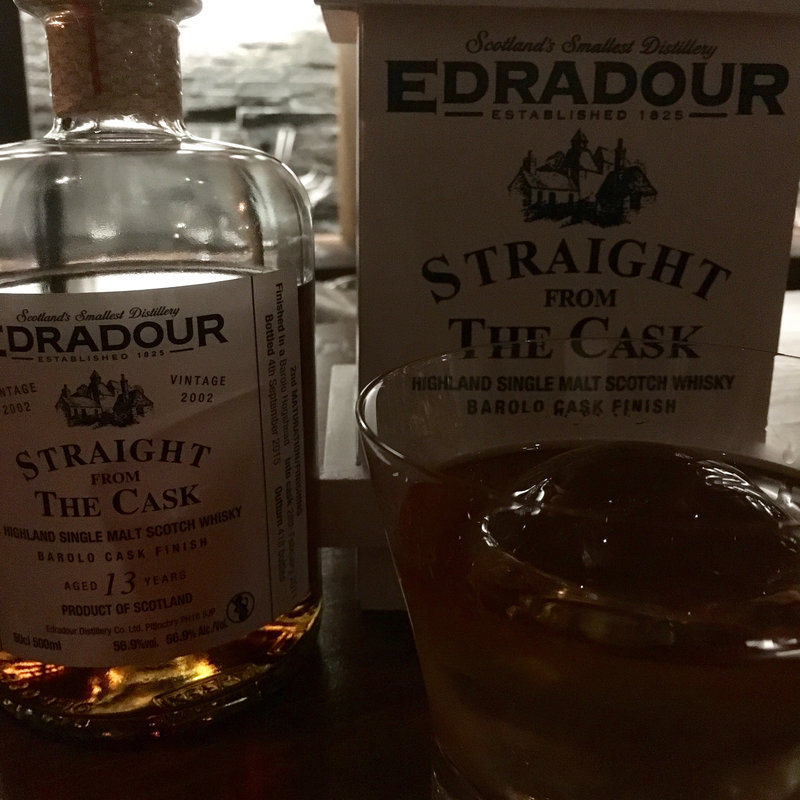 EDRADOUR STRAIGHT FROM THE CASK 2002(Wine & Bar Oka)