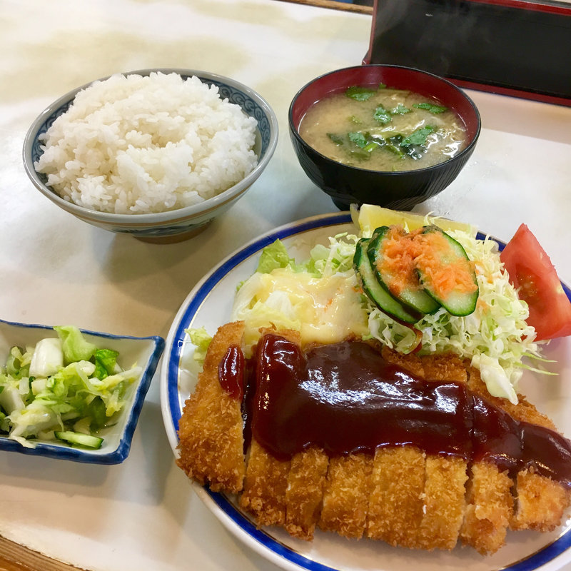 チキンカツ定食(きさらぎ亭)