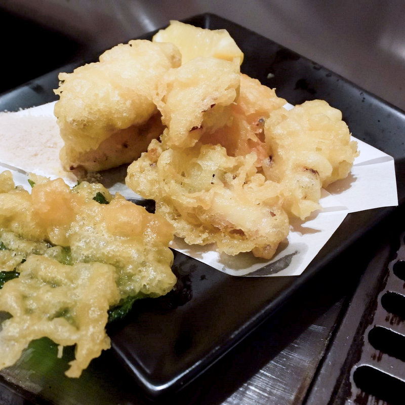 地タコ天ぷら(弁兵衛 八丁堀店 （てっぱんや べんべえ）)