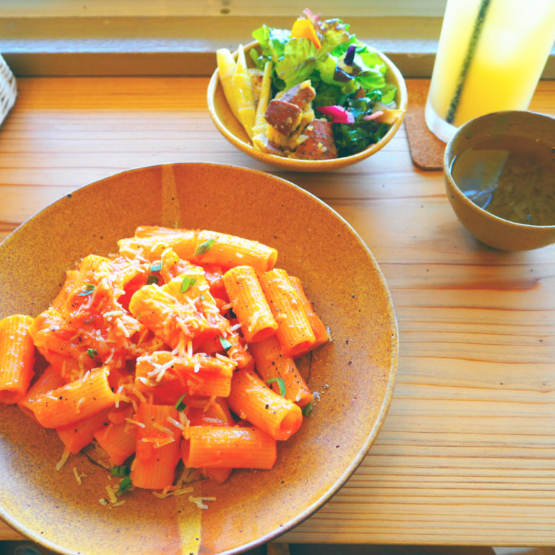 種子島産ポークのアマトリチャーナ(Cafe&Restaurant Ginger Village)