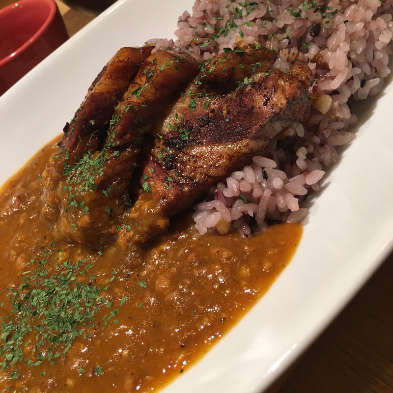 ToroToroほうじ茶ポークのキーマカレー(神楽坂 茶寮 ららぽーと立川立飛店)