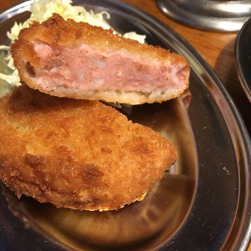 厚切りハムカツ(立ち呑み 島ちゃん )