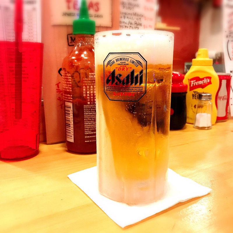 アサヒスーパードライ(Kushi-Katsu Izakaya Fujiyama Texas Hawaii )