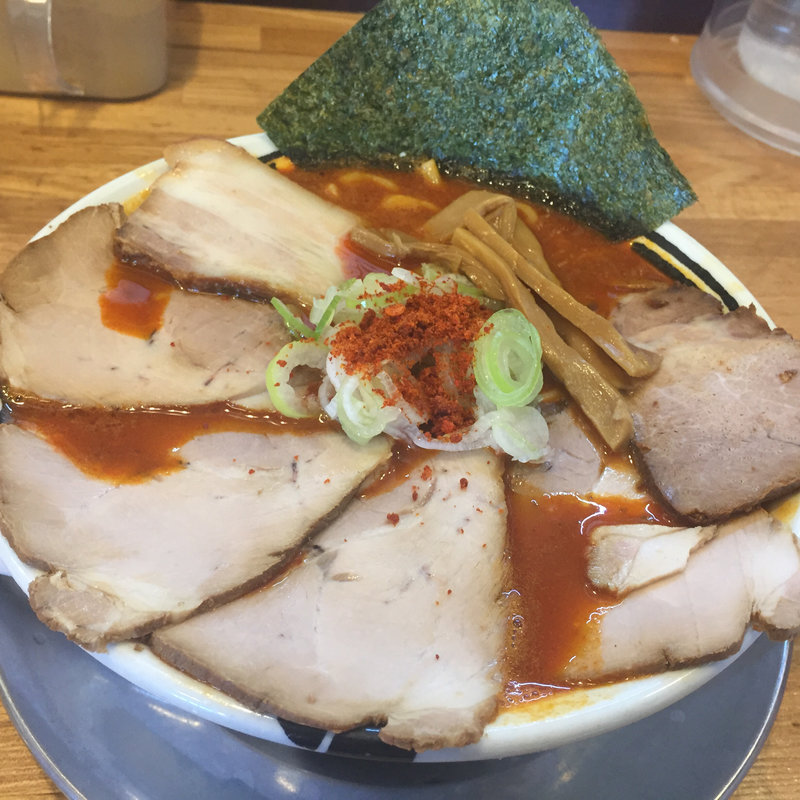 辛い濃厚豚鶏魚介そば(麺屋らいぞう )