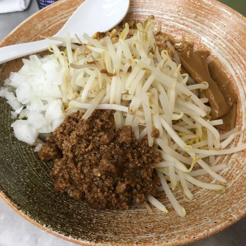 まぜそば(覆麺 智 （ふくめん とも【旧店名】覆麺）)