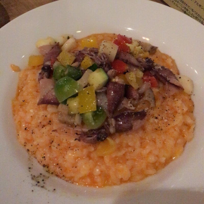 ホタルイカのトマトリゾット(HIBINO)