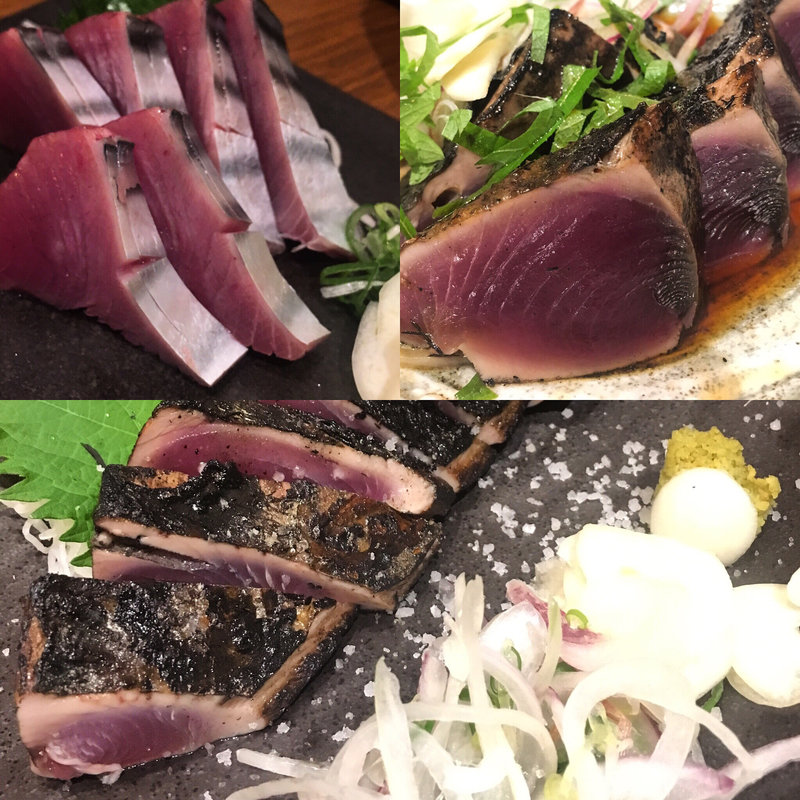 明神丸の鰹ざんまい (18切れ)(藁焼き鰹たたき 明神丸 西新宿店)