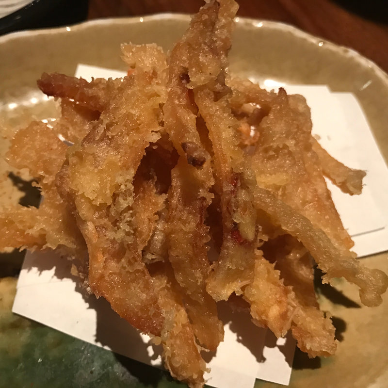 エイヒレの天ぷら(照)