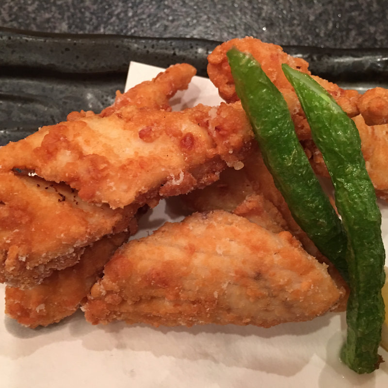 まぐろの竜田揚げ(すしざんまい 浅草雷門店)