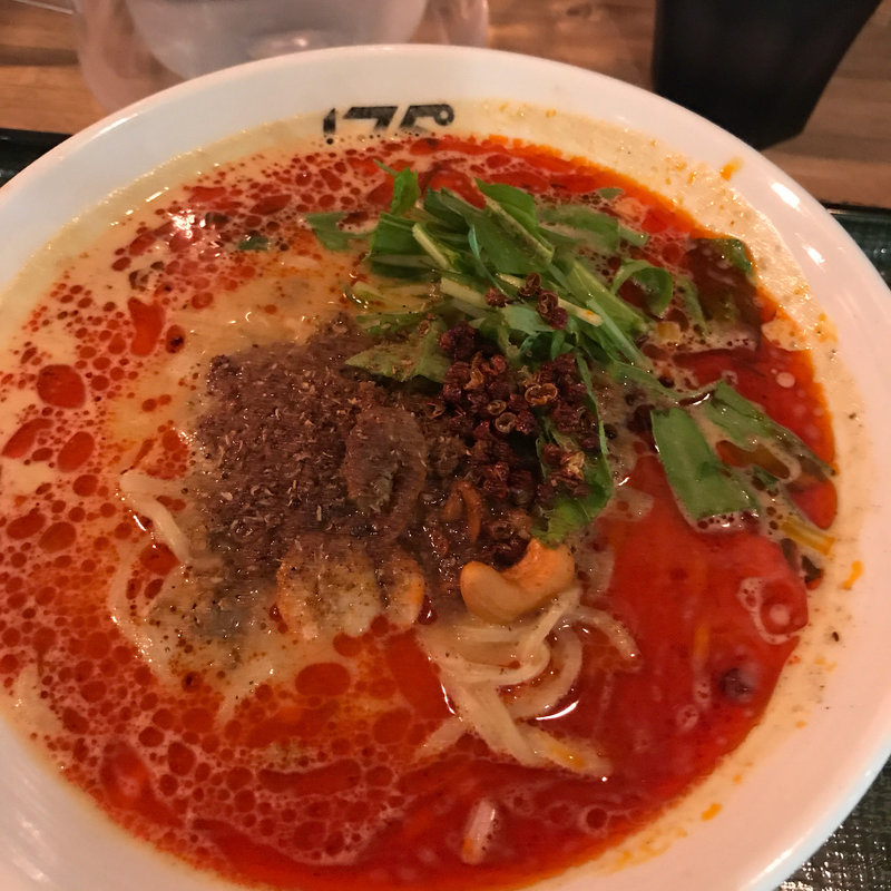 汁あり担担麺(175°DENO担担麺 札幌駅北口店)