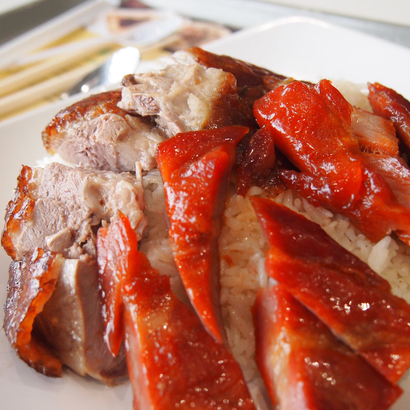 バーベキューポーク、バーベキューダック、ライス(燒味Plus)