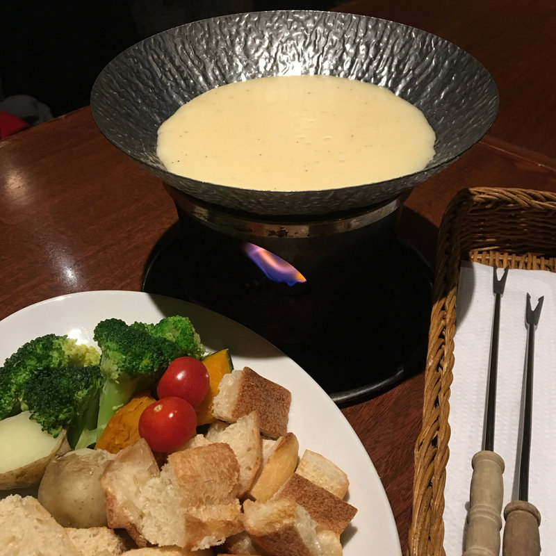 プレーンチーズフォンデュ　野菜セット(一瑳 新橋烏森口店)