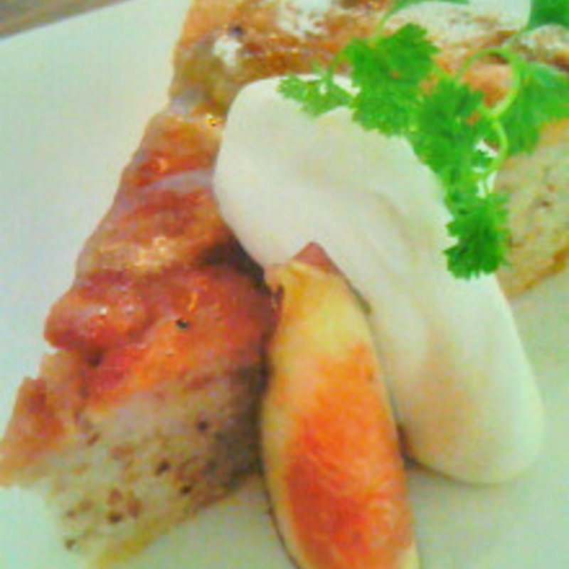 無花果と胡桃のタルト(八十八夜 吉祥寺)