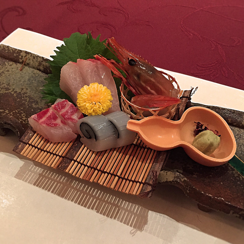 勘八・天然鯛・ぼたん海老・烏賊(遠石会館 )