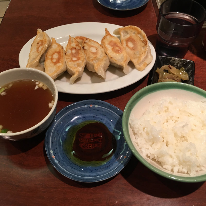 餃子セット（ニラ）(餃子のハルピン)