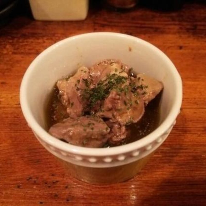 肝のオリーブオイル漬け(チキンボーイ)
