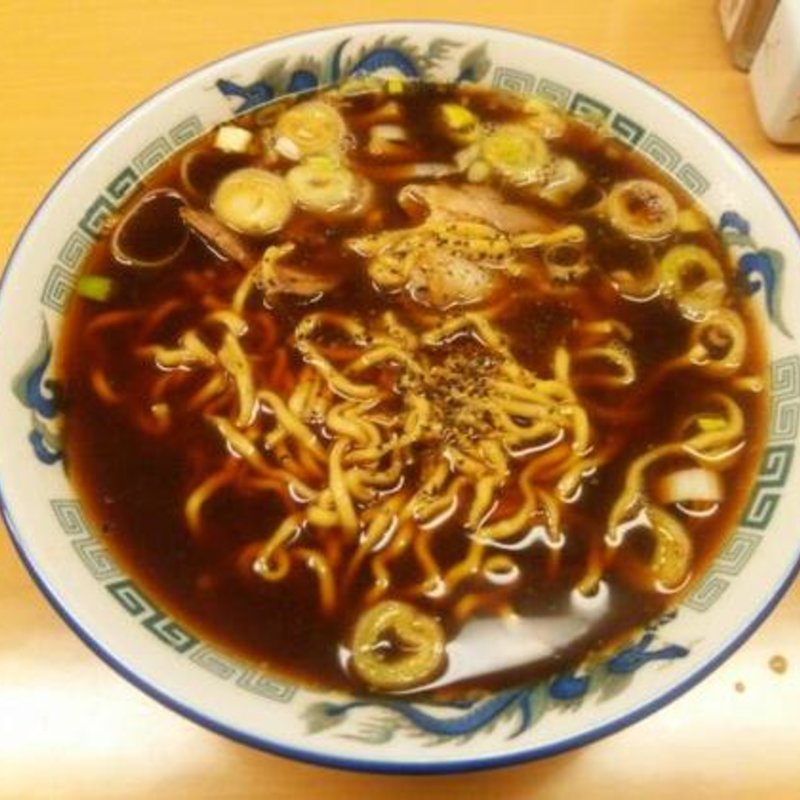 富山ブラックラーメン(お食事処　喜八 （きはち）)