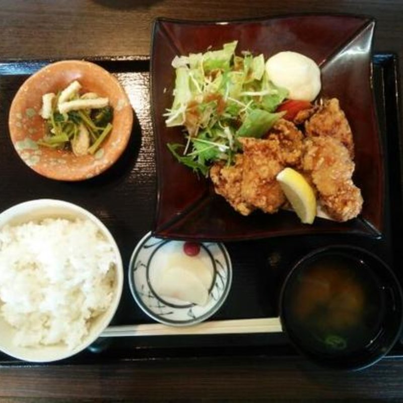 から揚げ定食(市左衛門 )