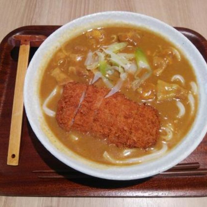 カツカレーうどん(川島SA)