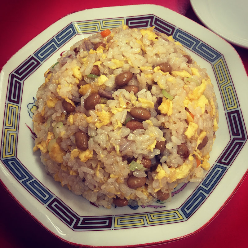 納豆チャーハン(龍虎)