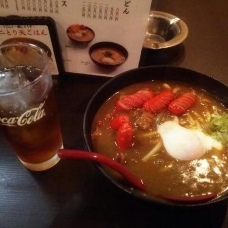 ウインナーカレーうどん(金澤うどん だいぬき屋)