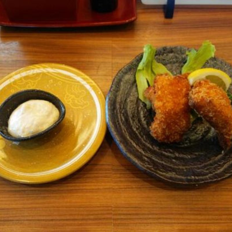 サーモンのフライ(廻転寿し西海丸)