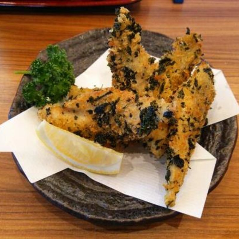 かます磯辺フライ(廻転寿し西海丸)