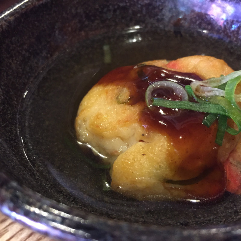 たこやき6個＋サッポロ黒ラベル(たこやき萬まる)