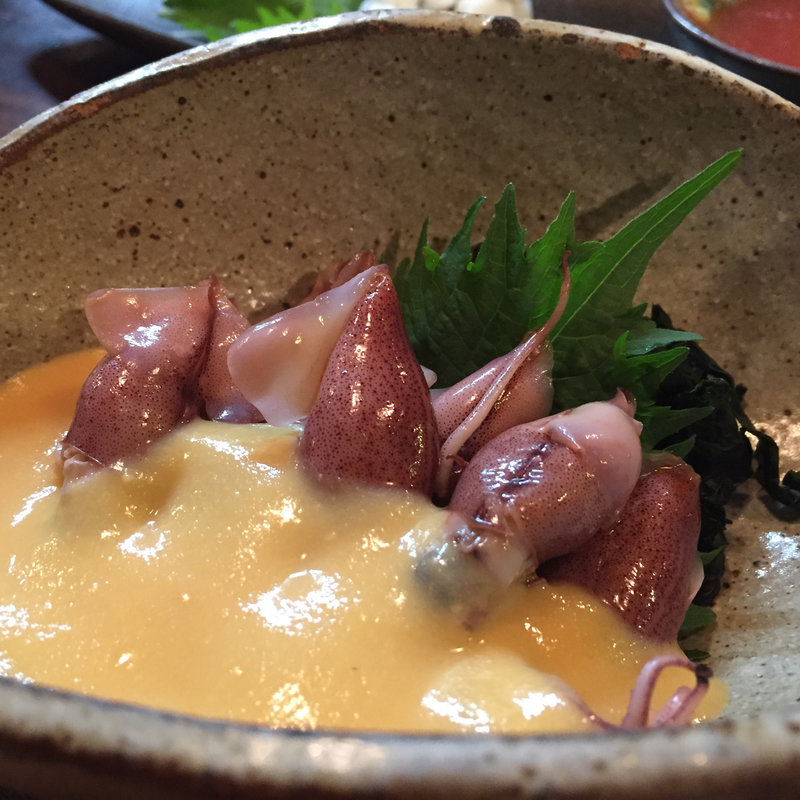 ホタルイカ酢みそ(布 （ふ）)