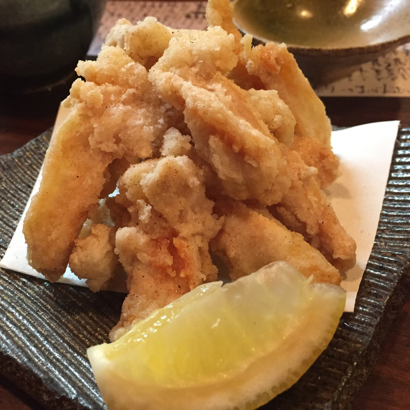 やげんなんこつ揚(布 （ふ）)