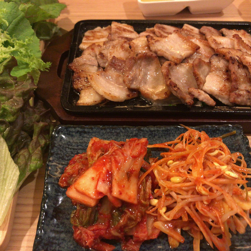 熟成生サムギョプサルセット(JIJIMI GO)