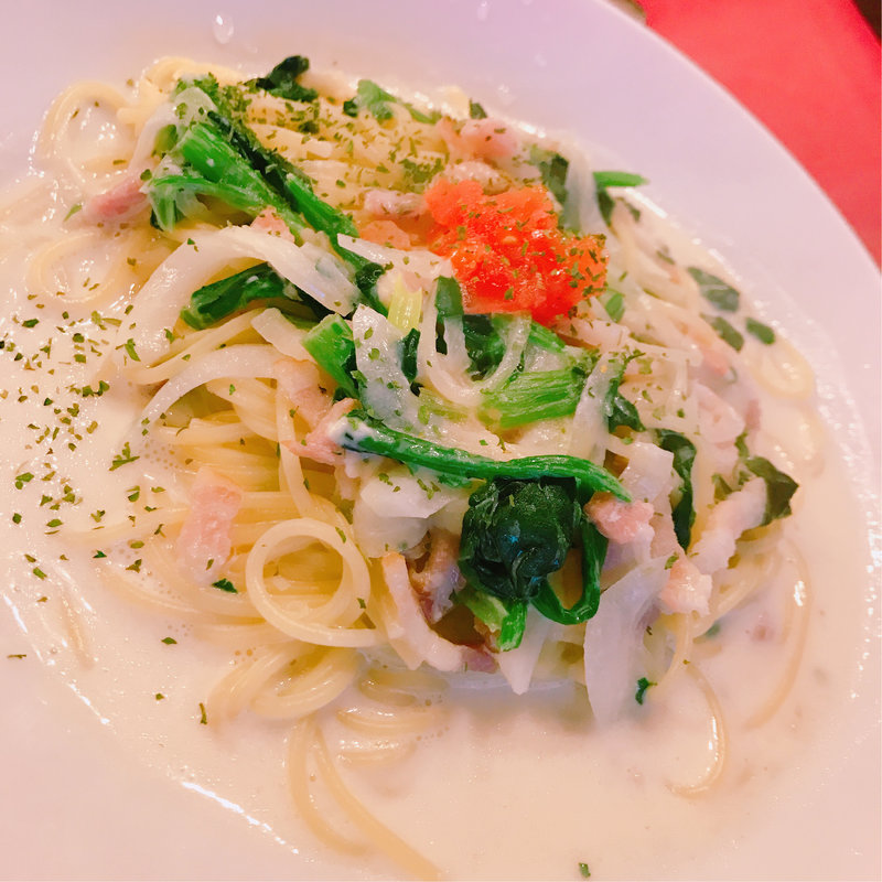 ほうれん草とベーコン(ボルカノ )