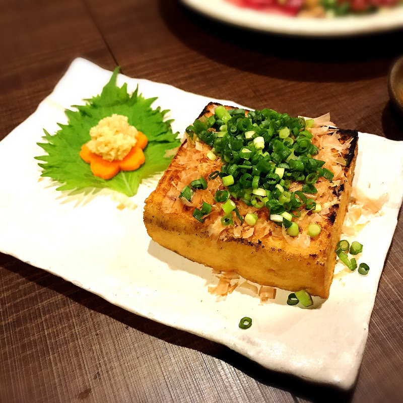 厚揚げおかべ焼(きばいやんせ)