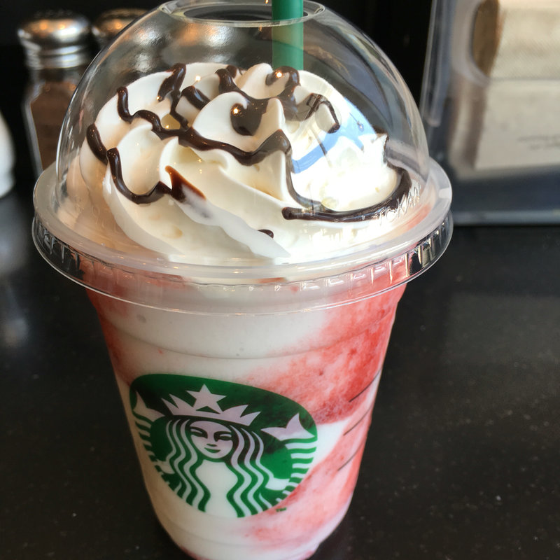 ストロベリークリームフラペチーノ(スターバックスコーヒー ピオレ明石店)