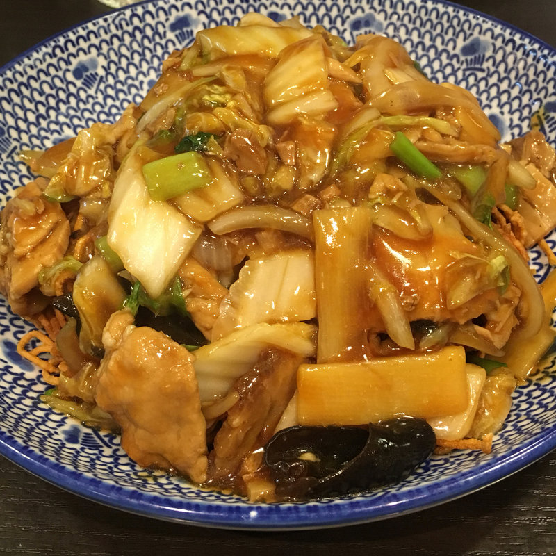 豚青菜あんかけ焼そば(萬力屋 池袋サンシャイン店)