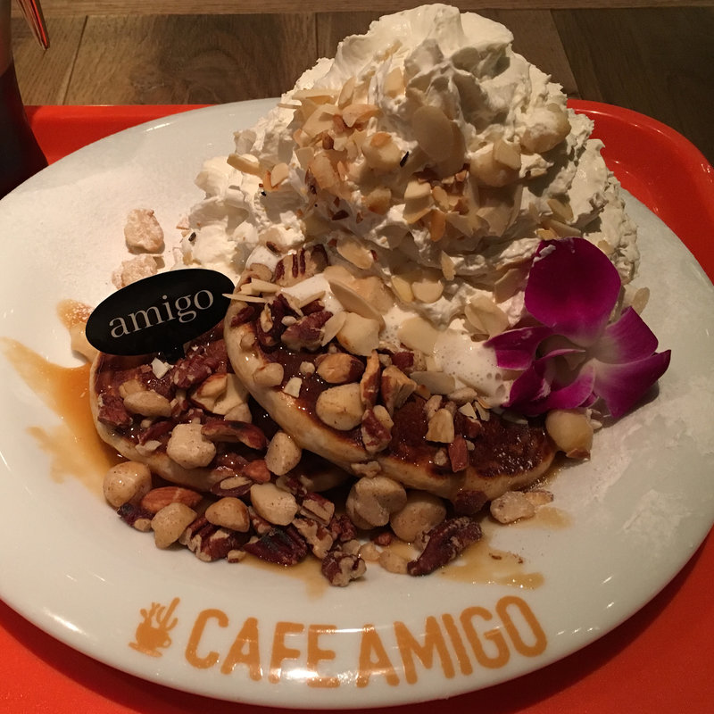 ヘルシー・パンケーキ キャラメルナッツ(CAFE AMIGO （カフェ アミーゴ）)