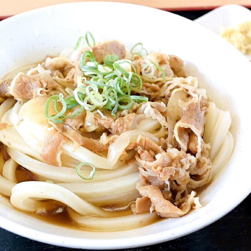 肉ぶっかけ冷(源平うどん 一宮店)