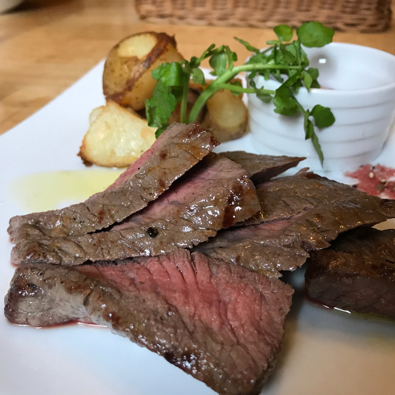 ランチ（黒毛和牛ステーキ）(ワインビストロ アンフォラ 千駄ヶ谷)