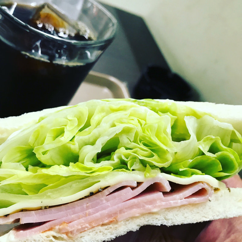 ハムサンドセット(ホリーズカフェ 梅田センタービル店 )