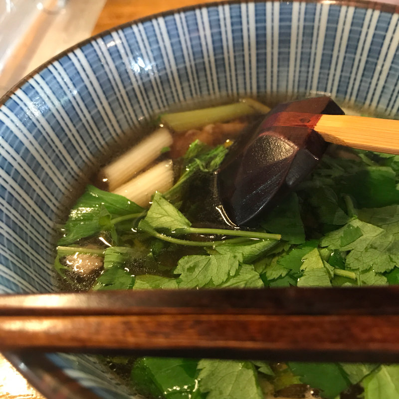 鴨汁(浅見製麺所)