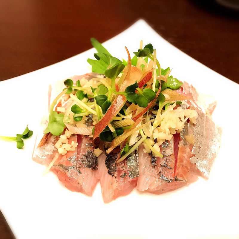 小田原アジの刺身(松木家 （まつきや）)