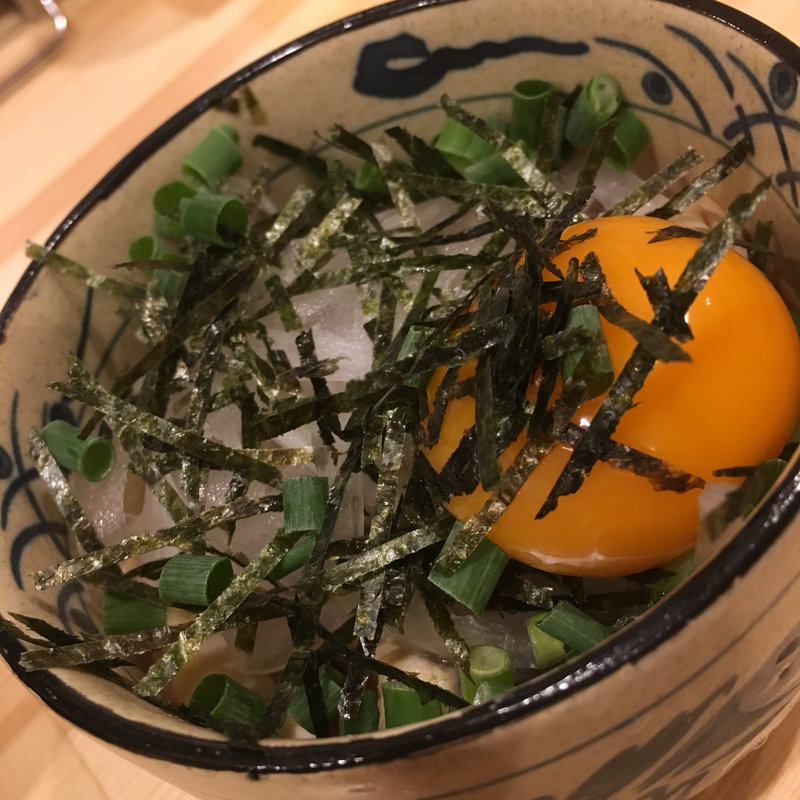 華味鶏のとりユッケ(海がすき)