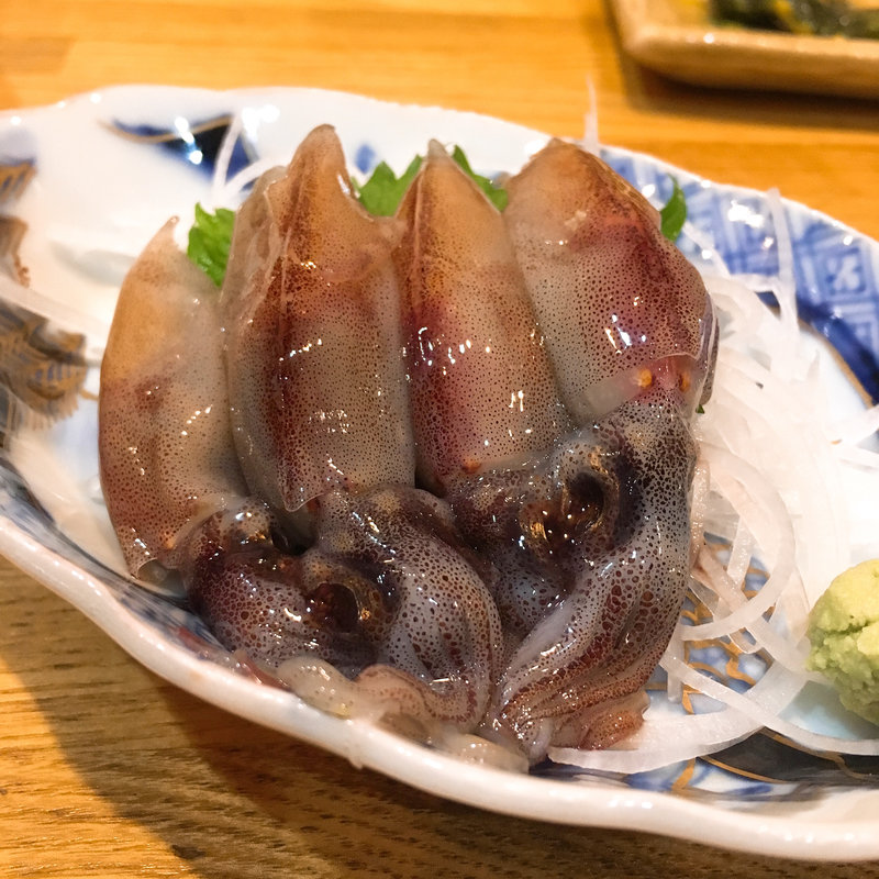 生ホタルイカ(ふるさと割烹 どぶろく一心 )